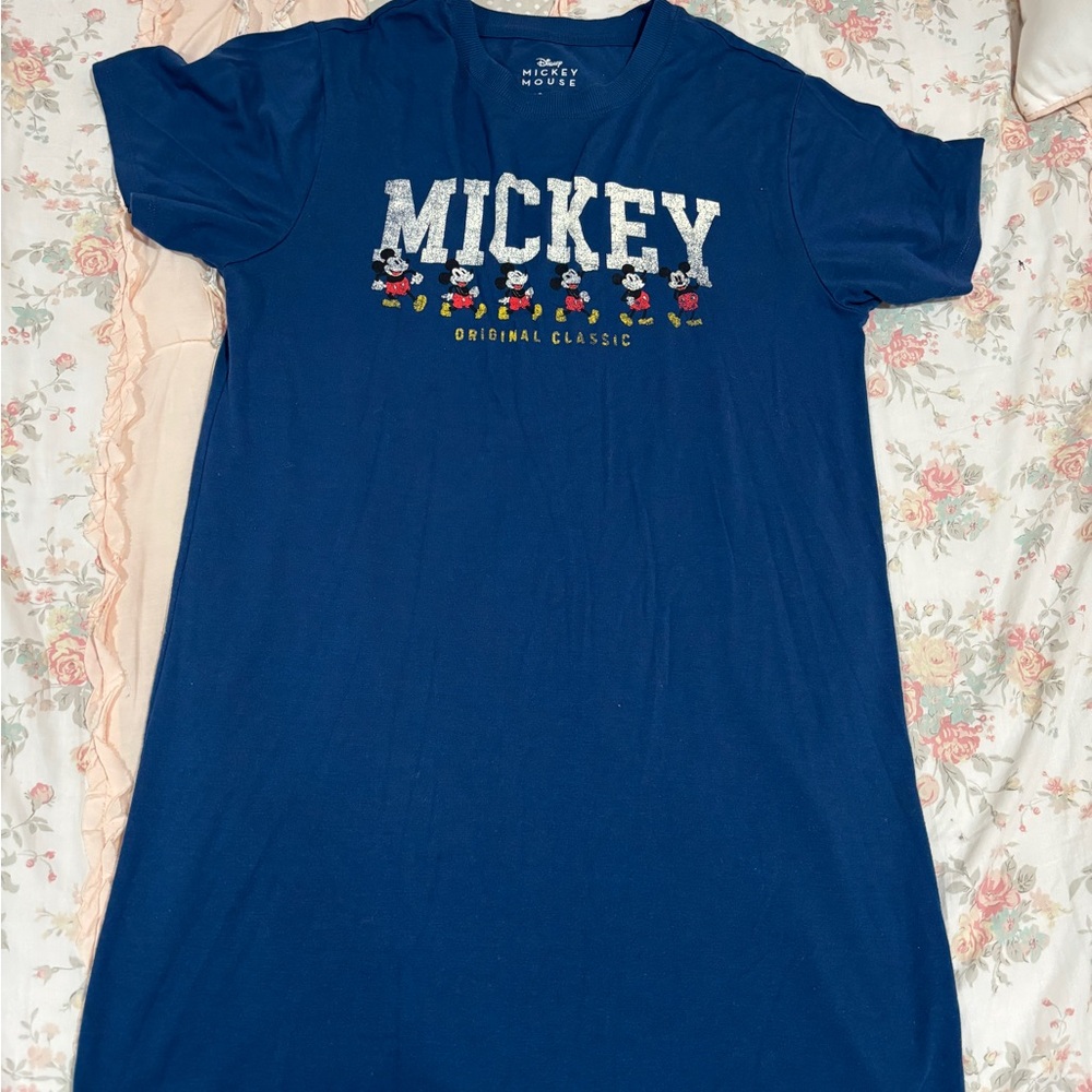 Disney Mickey Mouse Blue Graphic Tee